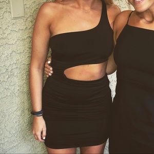 Black Cutout Dress